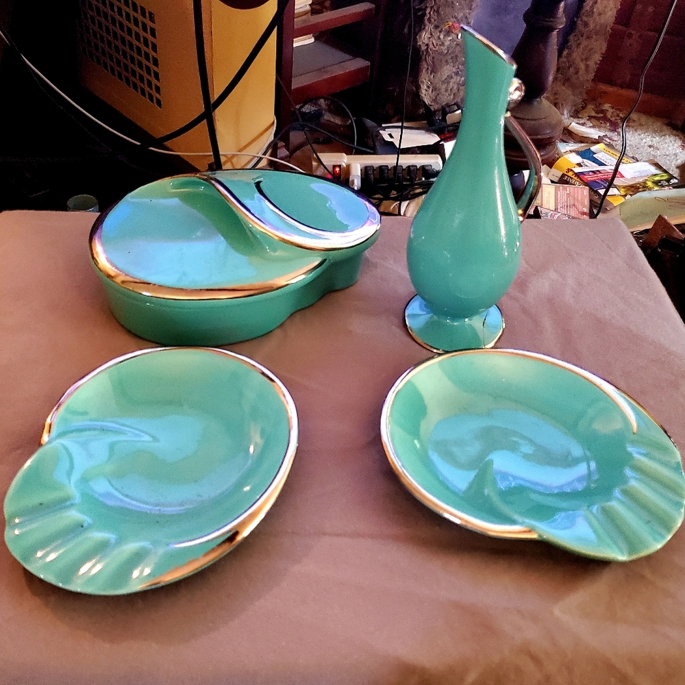 MCM Turquoise Ever-Arte Vanity Set
